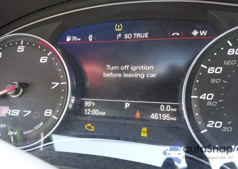 2017 Audi Rs 7 4.0T Performance Prestige from USA, damaged, VIN WUAWRBFC4HN902942